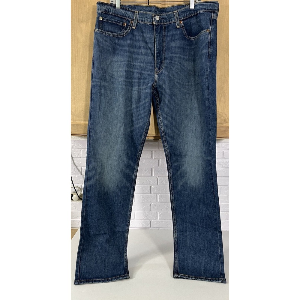 Levi's 511 Slim Fit Jeans Mens W38 L34 Blue Stretch Denim‎ Pockets